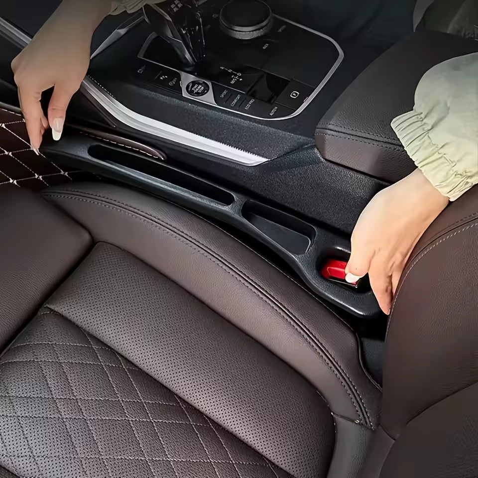 Car Seat Gap Filler Organizer (2 Pack) - Stop Dropping Items!